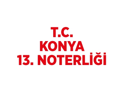 T.C. Konya 13. Noterliği